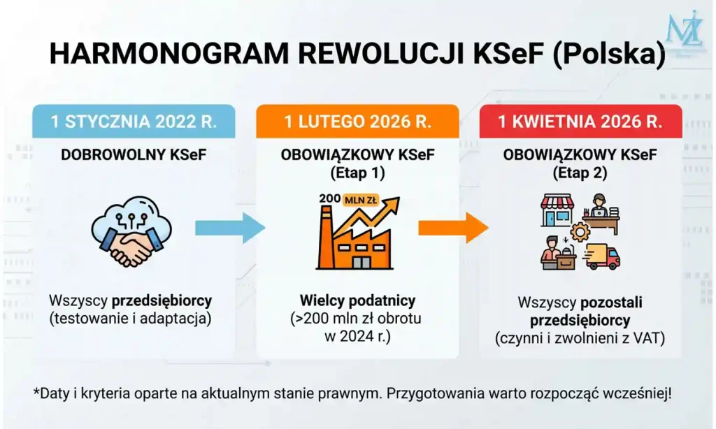KSef do kiedy obowiązuje Krajowy System eFaktur