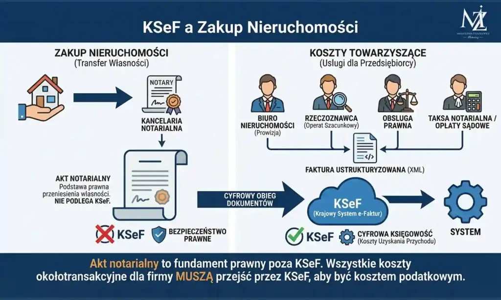 KSeF a zakup Nieruchomości Mieszkania Notariusz
